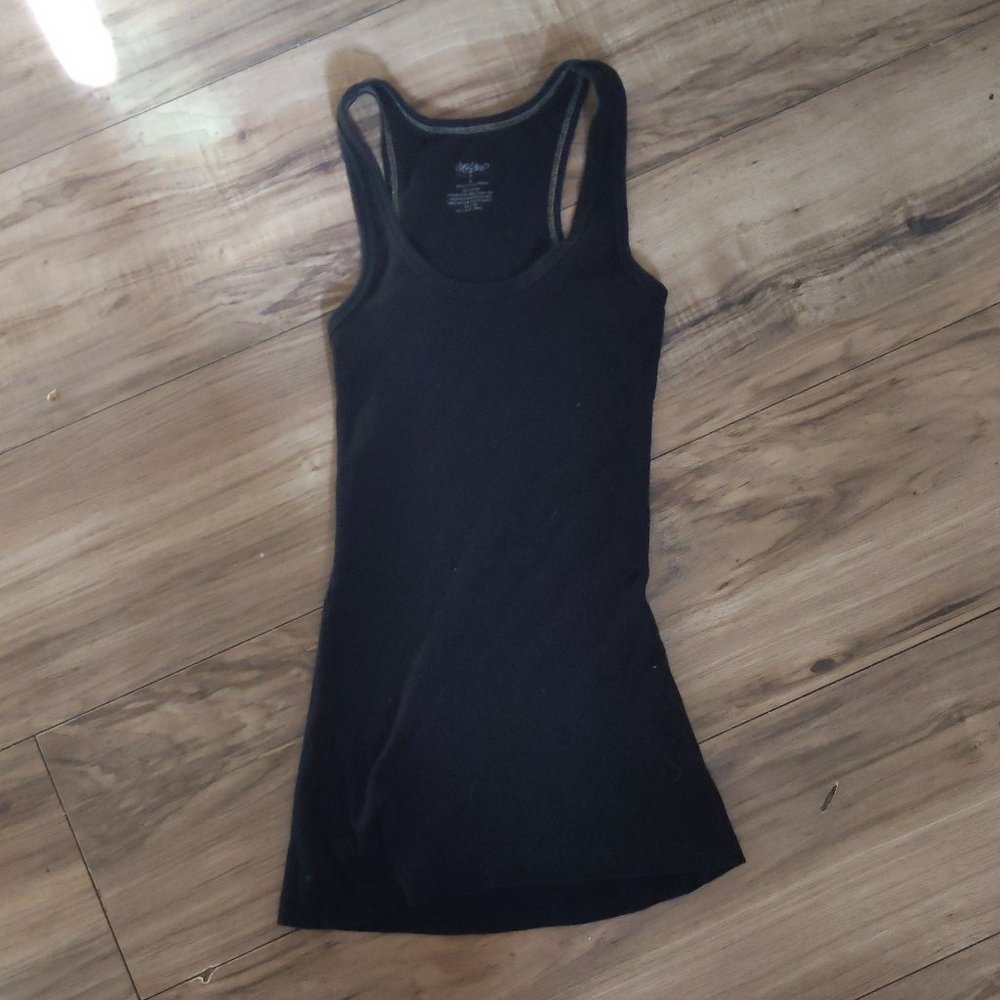 Mossimo black rib tank
